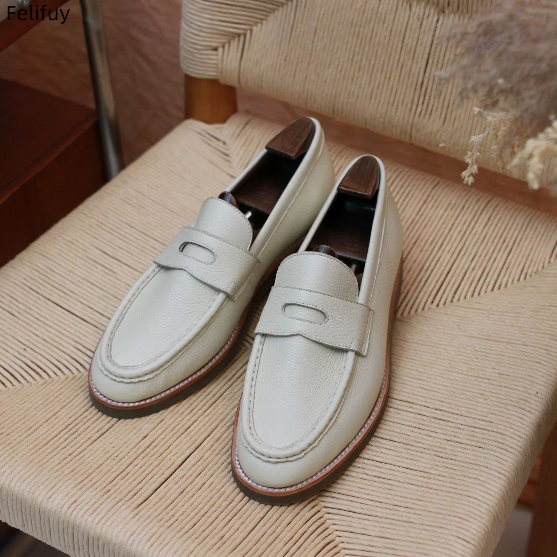 Men Shoes Kinds - New Italian Kinds Men Genuine Leather