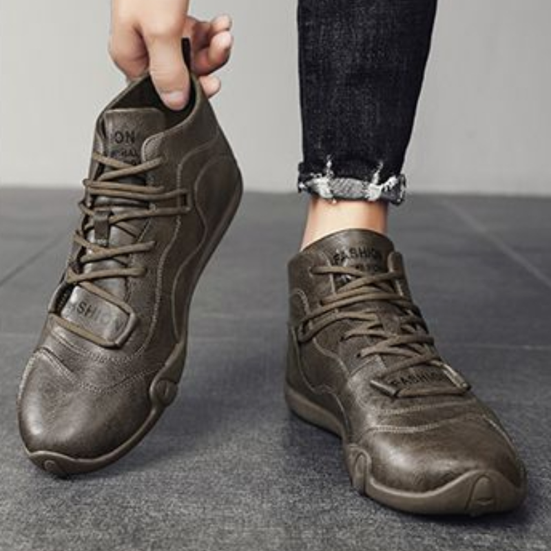 Men Shoes Clearance - Fashion 2025 Flat Soft Men's Leather