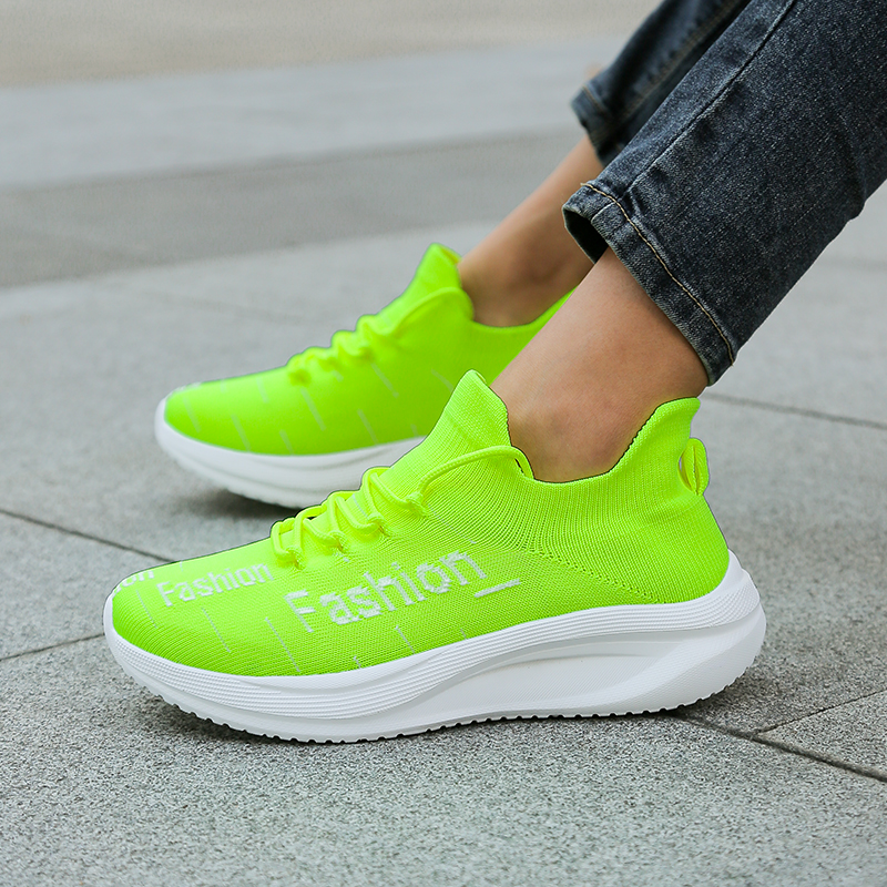 Mesh Trainer Breathable - Men's Fashion Letter Sock Sneakers Breathable