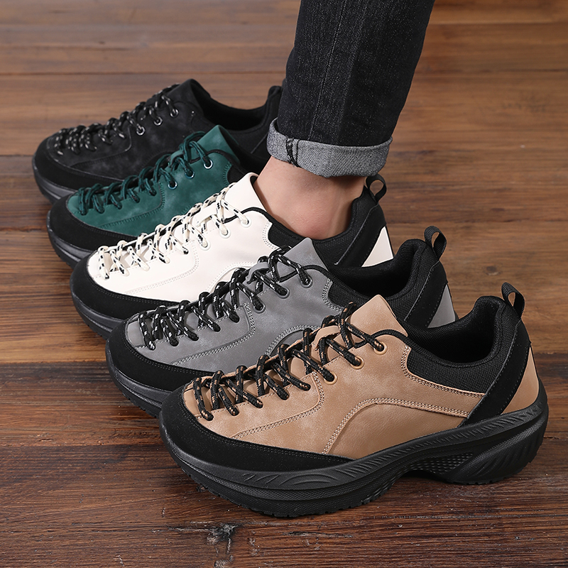 Men'S Shoes Zero Drop - Men Wide Suede Hiking Shoes Non