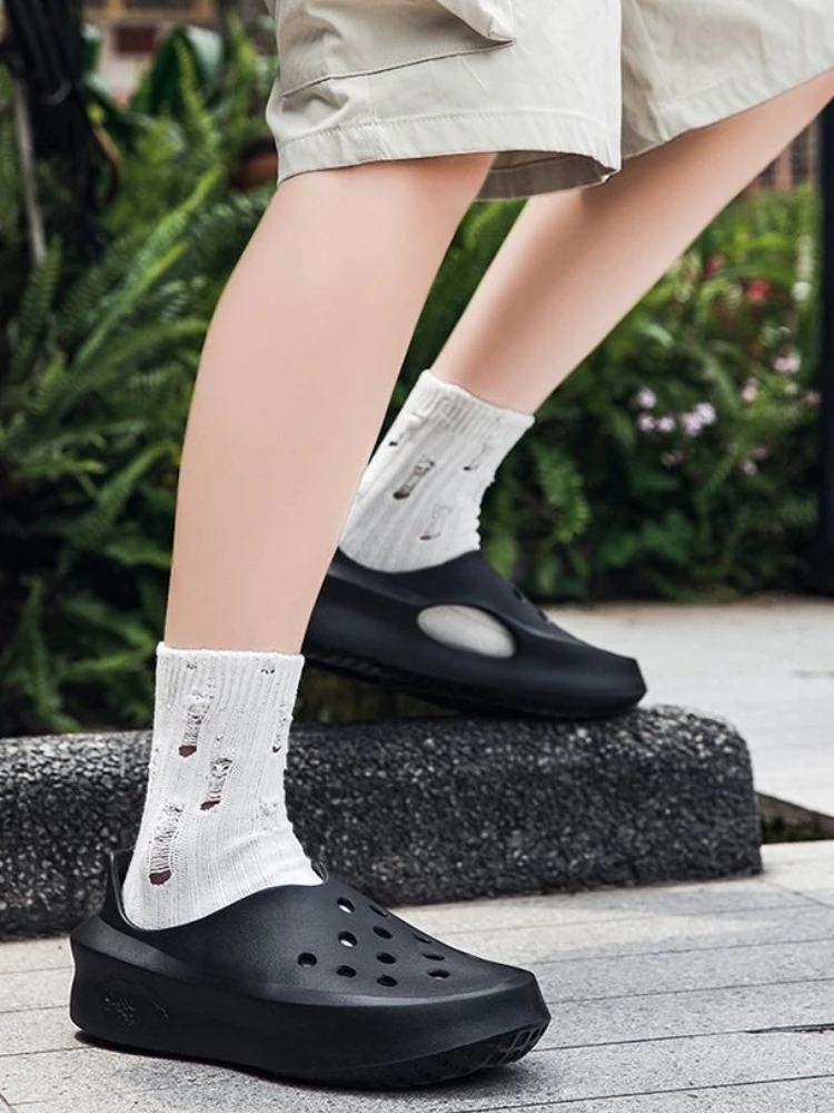 Men Shoes Clearance - With Platform Man Sandals Beach Height