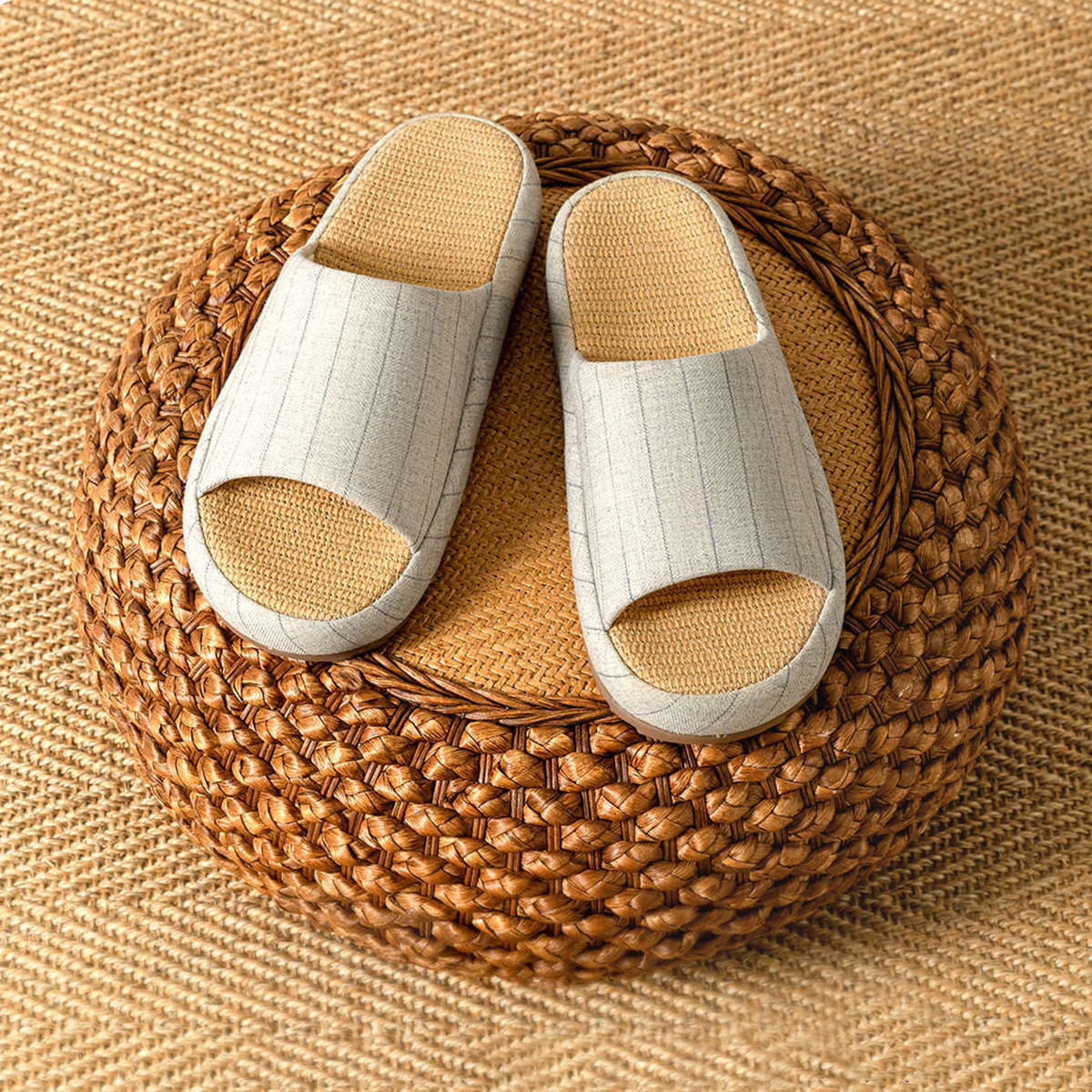 Summer Women Home Slippers Lin - Men'S Shoes Slip On ulasan dan harga