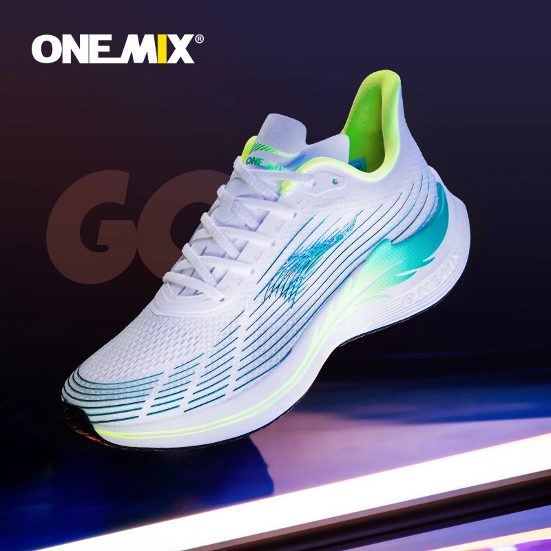 ONEMIX Men Running Shoes for M - Mesh Trainer Breathable ulasan dan harga