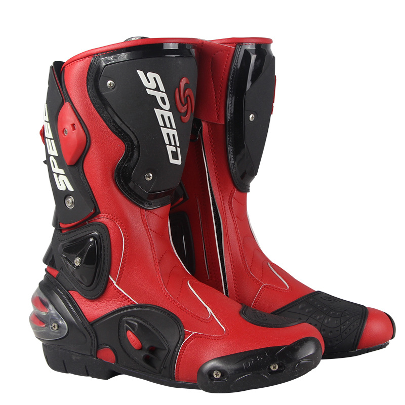 Men's Motorcycle Boots Riding  - Men Shoes White Colour ulasan dan harga