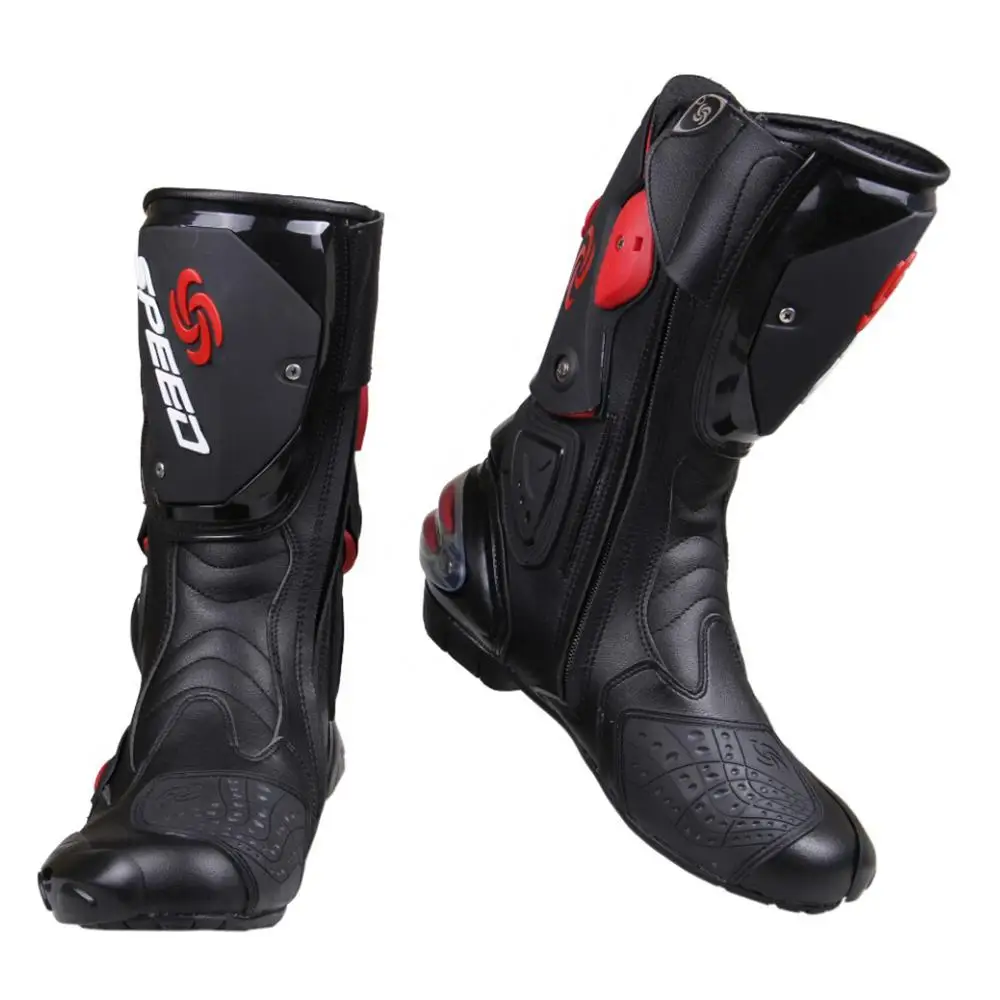Men's Motorcycle Boots Riding  - Men Shoes White Colour ulasan dan harga