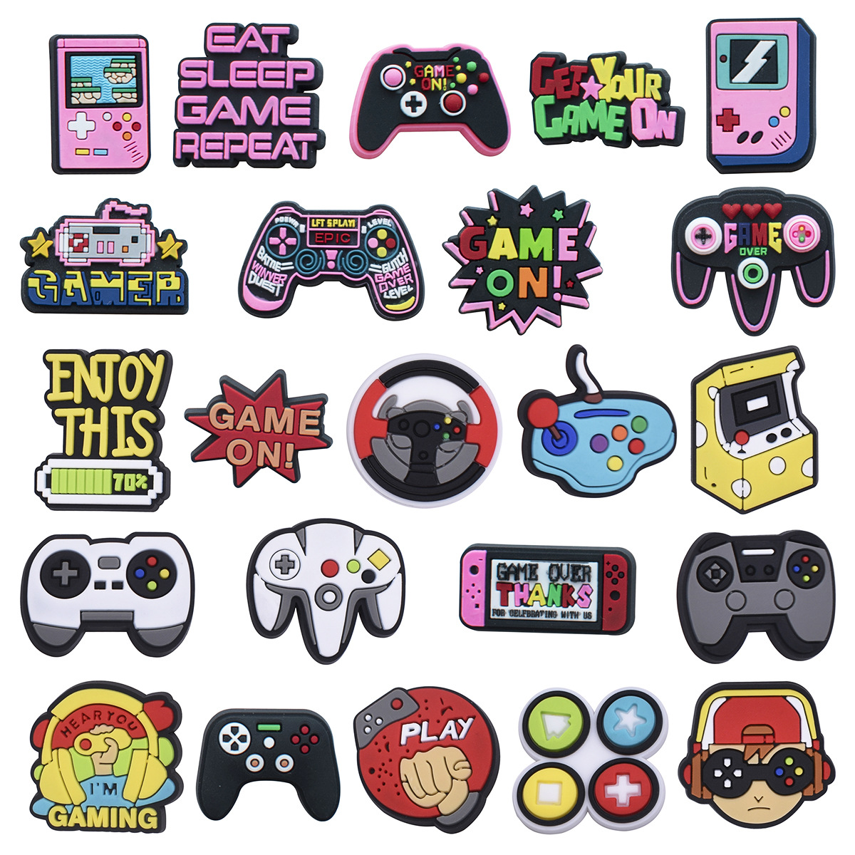 Game Shoe Charms for Crocs Acc - Men Shoes Jeans ulasan dan harga