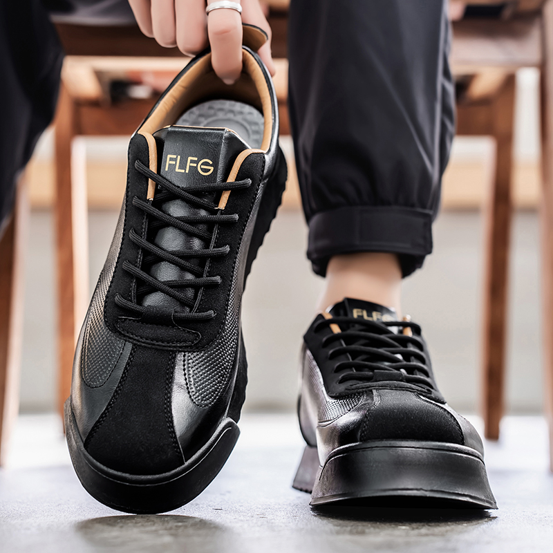 Retro Fashion Brown Men's Low  - Men Shoes Clearance ulasan dan harga