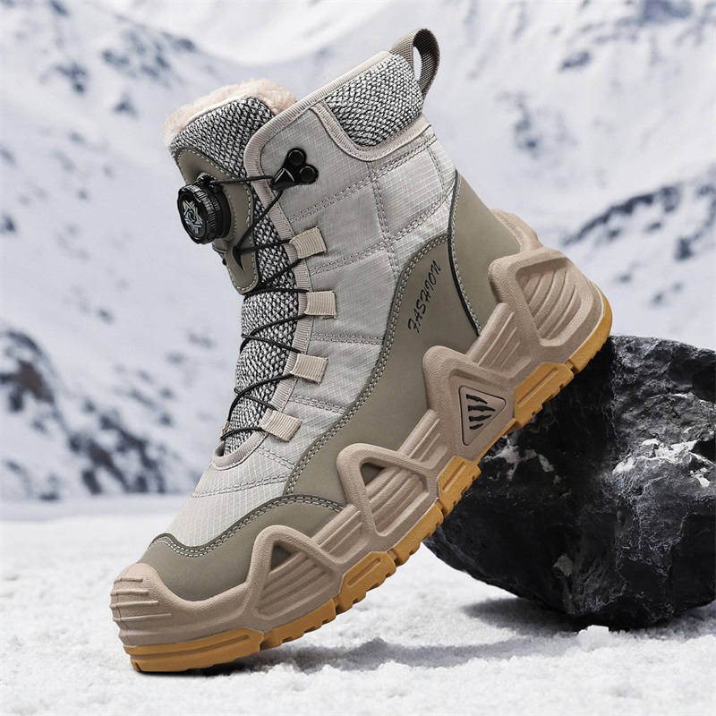 Warm Fur Outdoor Mens Combat T - Hiking Boot Waterproof ulasan dan harga