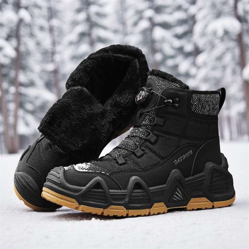 Warm Fur Outdoor Mens Combat T - Hiking Boot Waterproof ulasan dan harga