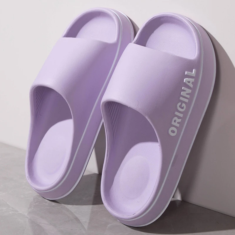 Summer Couple Slides Solid Col - Men'S Shoes Slip On ulasan dan harga