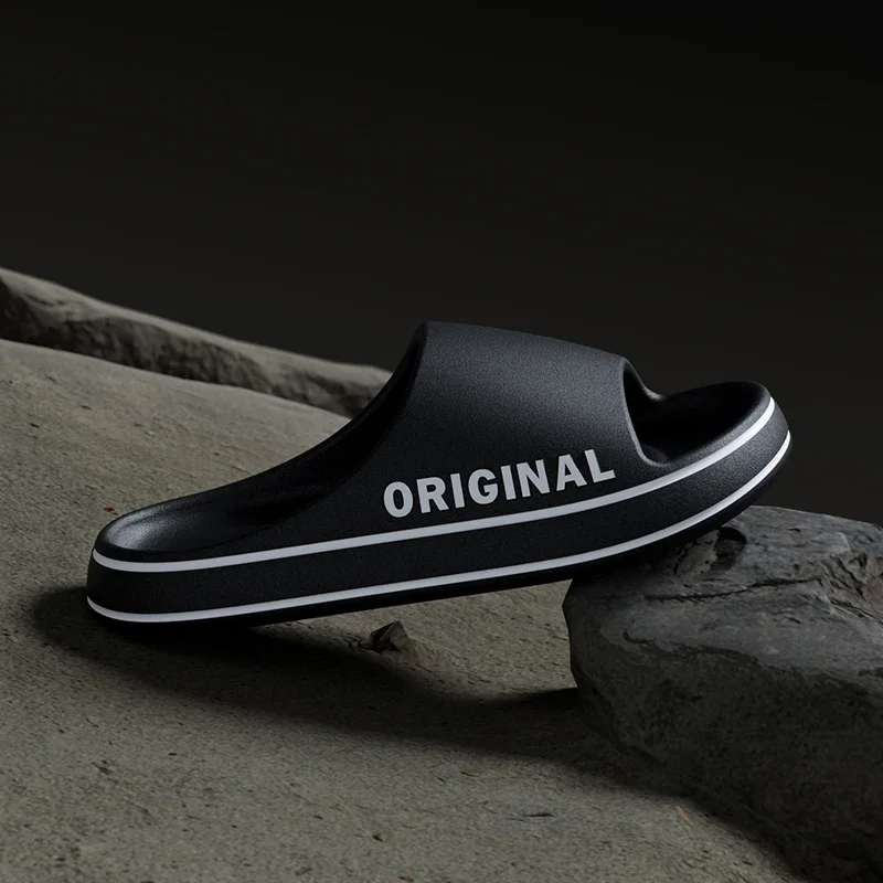 Summer Couple Slides Solid Col - Men'S Shoes Slip On ulasan dan harga