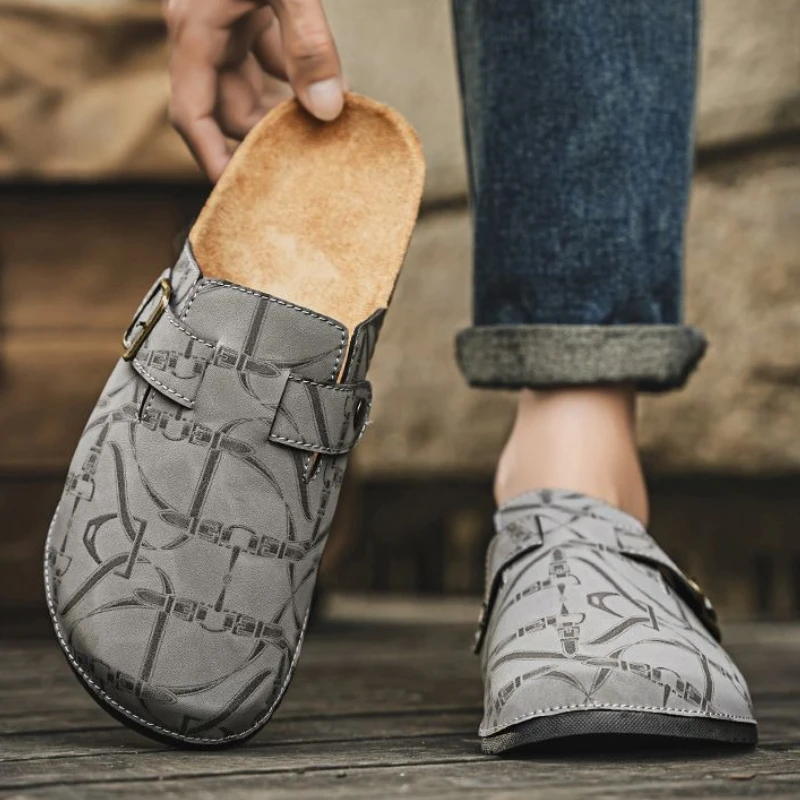 Men's Shoe Mules Flat Male Sli - Men'S Shoes Birkenstock ulasan dan harga