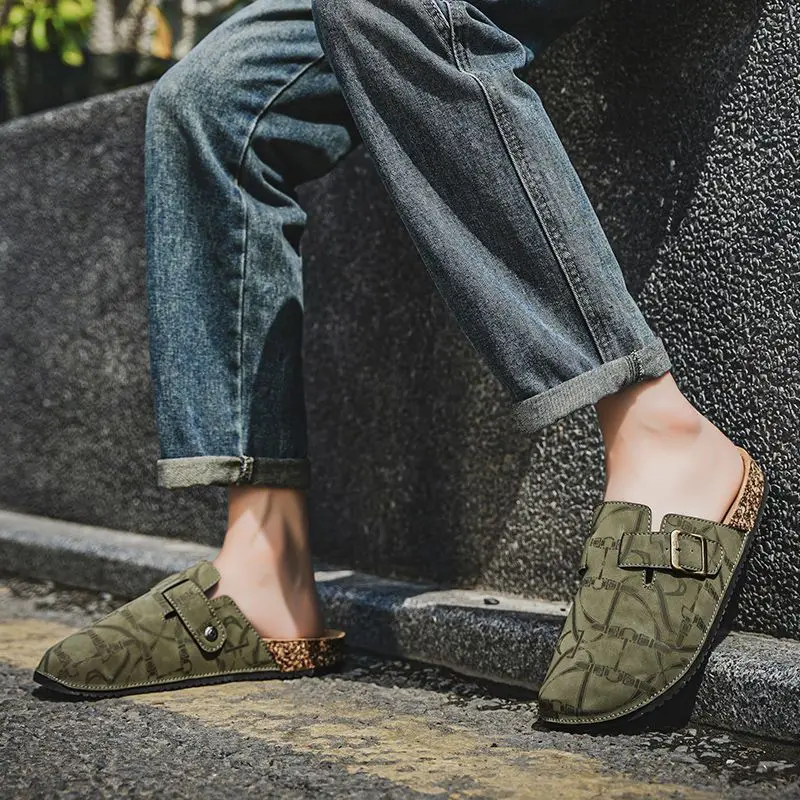 Men's Shoe Mules Flat Male Sli - Men'S Shoes Birkenstock ulasan dan harga