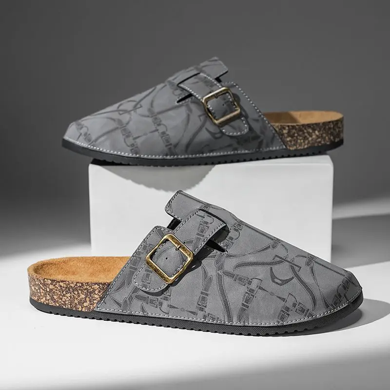 Men's Shoe Mules Flat Male Sli - Men'S Shoes Birkenstock ulasan dan harga