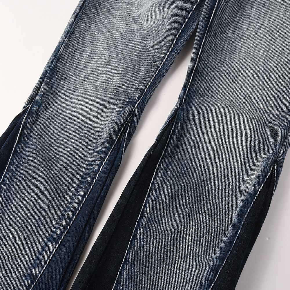 Men's Spliced Boot Cut Denim J - Men Shoes Jeans ulasan dan harga