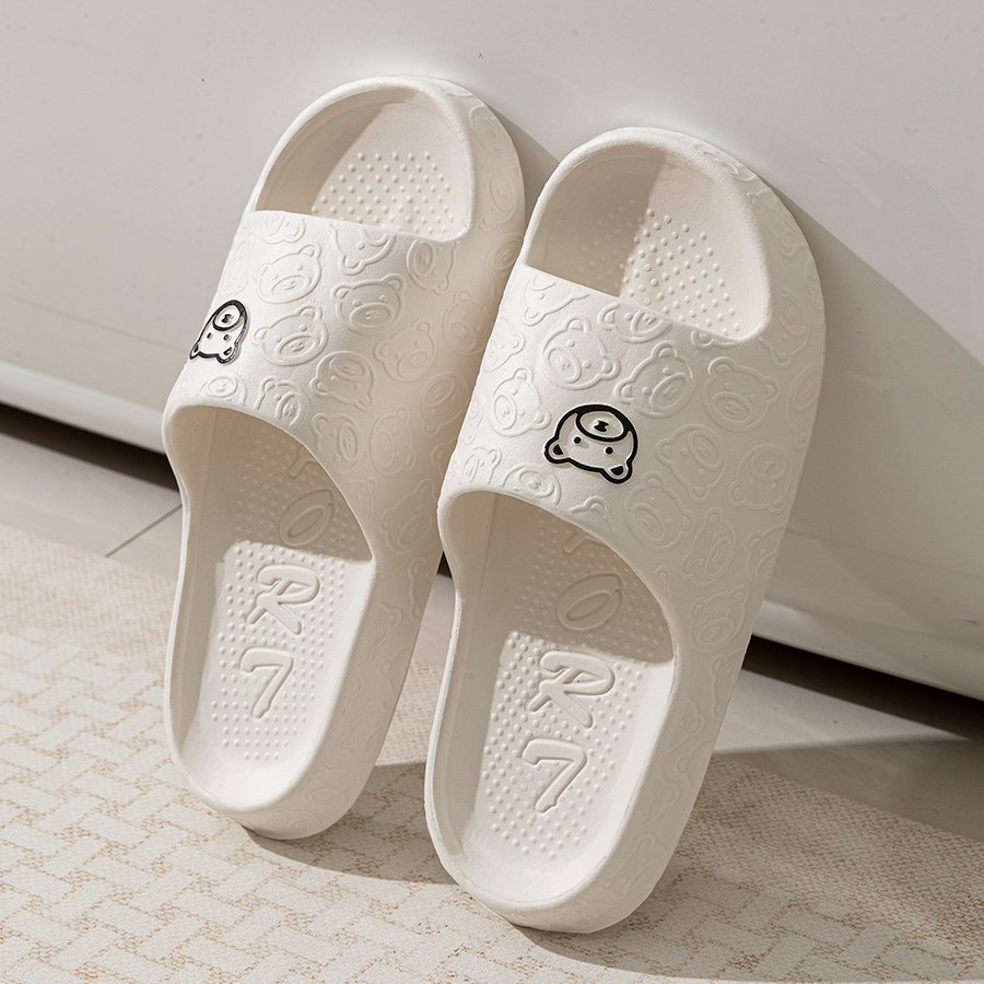 Printting Cute Bear Women Slip - Men'S Shoes Slip On ulasan dan harga