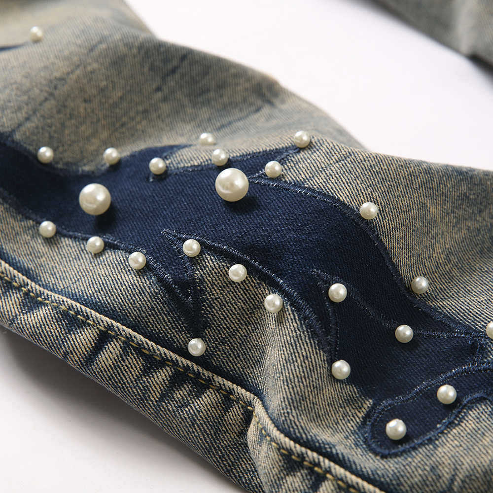 Men's Pearl Boot Cut Denim Jea - Men Shoes Jeans ulasan dan harga