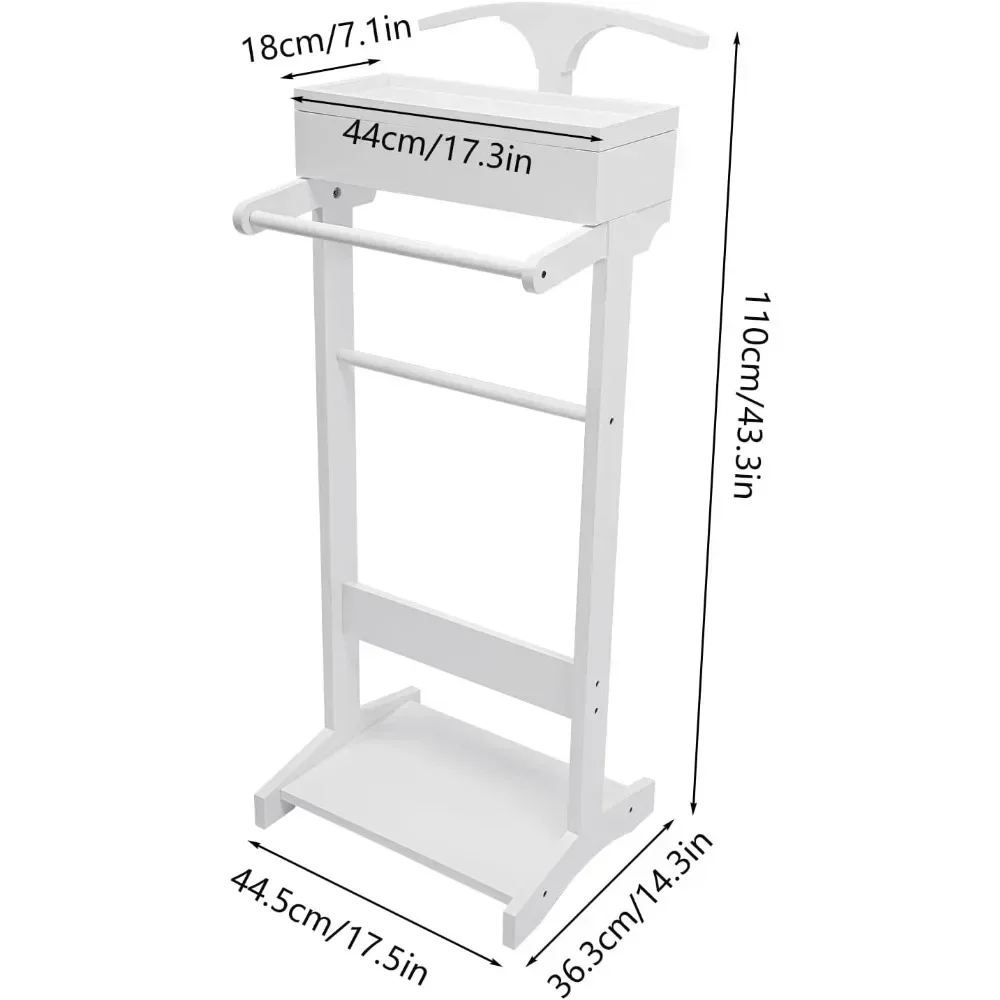 wood men valet stand with draw - Men Shoes Rack ulasan dan harga