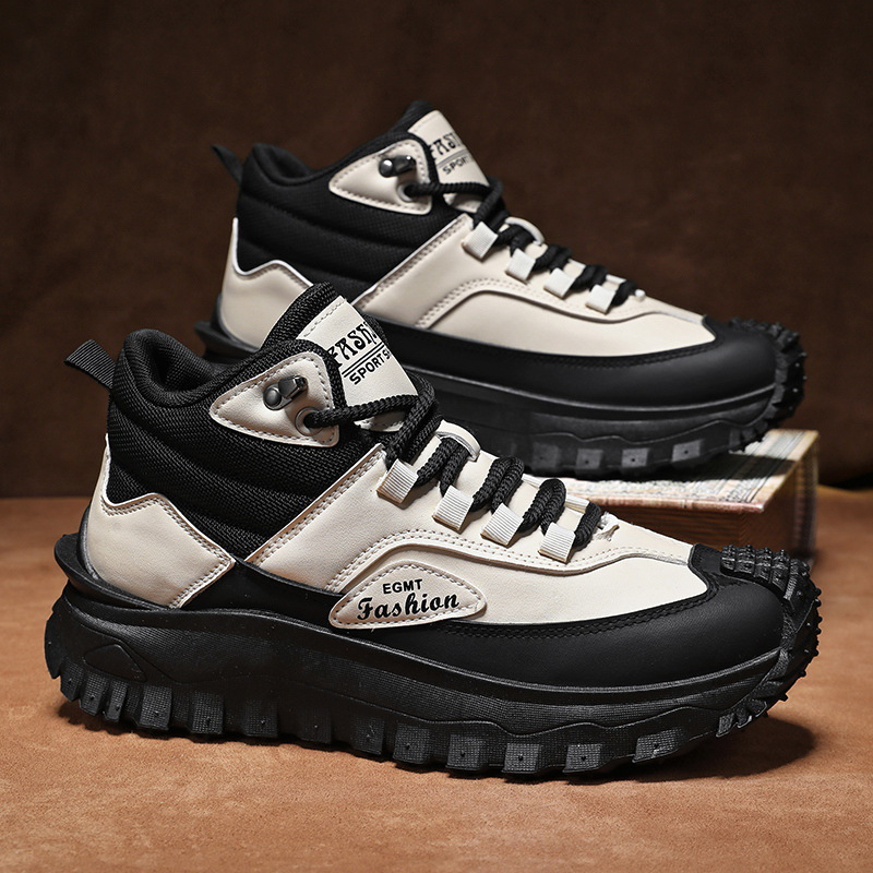Men'S Black And White Mid Top  - Men Shoes White Colour ulasan dan harga