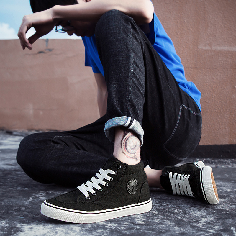 Classic Men Canvas Shoes Sprin - Men Shoes White Colour ulasan dan harga