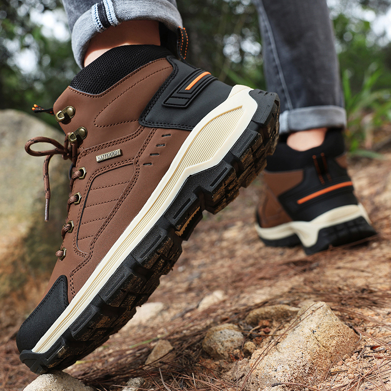 New Autumn Men's Boots Fashion - Hiking Boot Waterproof ulasan dan harga