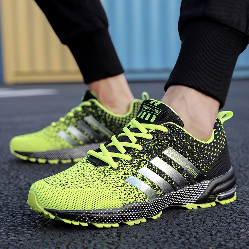 Hot Sale Green Running Shoes U - Men Shoes Running Sale ulasan dan harga