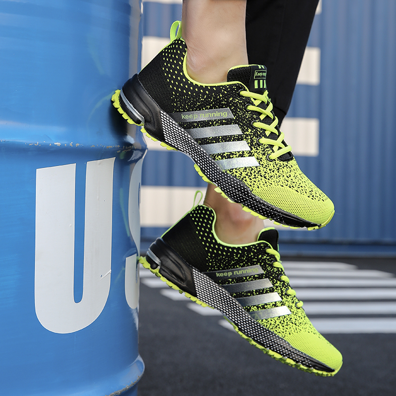 Hot Sale Green Running Shoes U - Men Shoes Running Sale ulasan dan harga