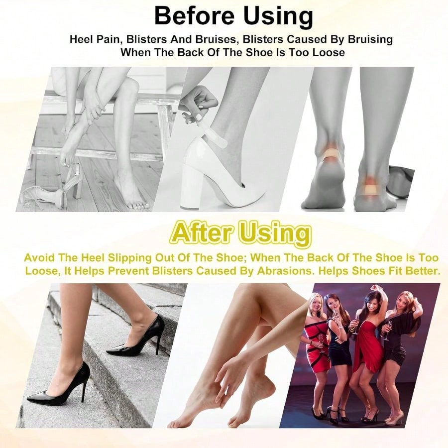8 Pairs Heel Pads Shoes Too Bi - Men'S Shoes Grip ulasan dan harga