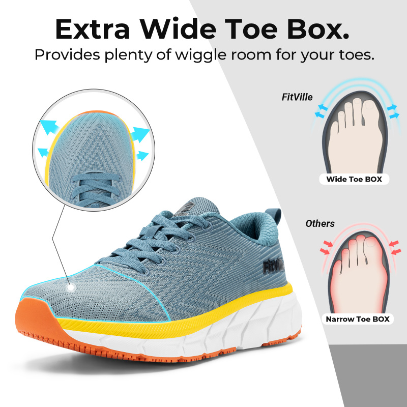 FitVille Wide Toe Box Men'S Sh - Men Shoes Clearance ulasan dan harga
