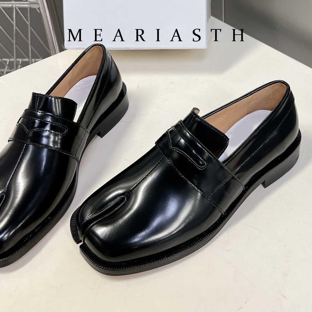 black Tabi Shoes Split Toe Pat - Men'S Shoes Wide Width ulasan dan harga