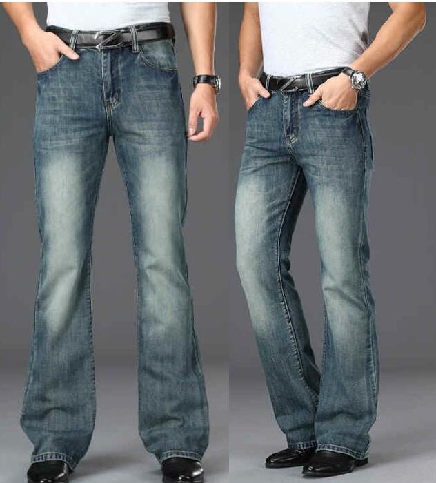 Men's Flared Jeans Loose Men B - Men Shoes Jeans ulasan dan harga