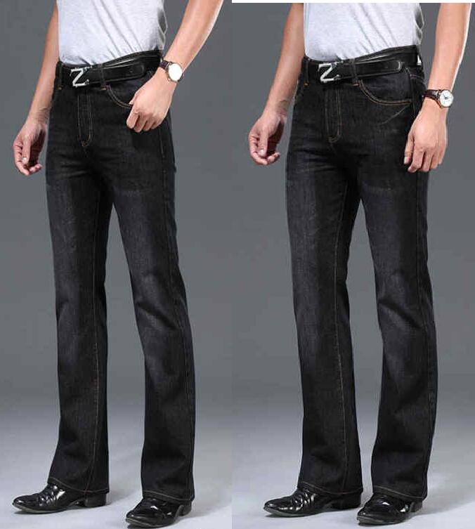 Men's Flared Jeans Loose Men B - Men Shoes Jeans ulasan dan harga