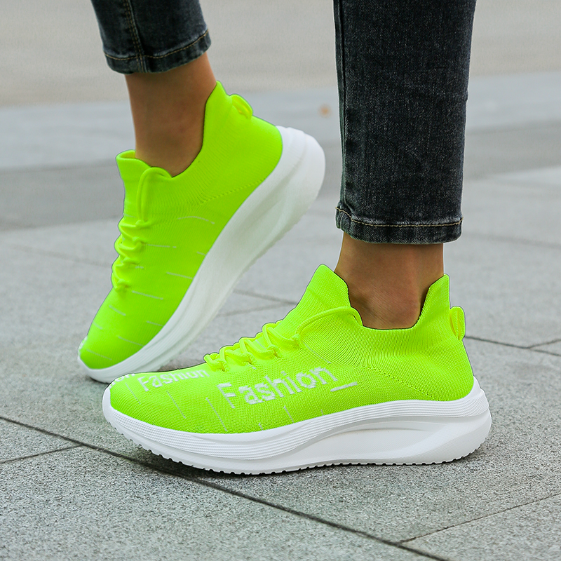 Men's Fashion Letter Sock Snea - Mesh Trainer Breathable ulasan dan harga