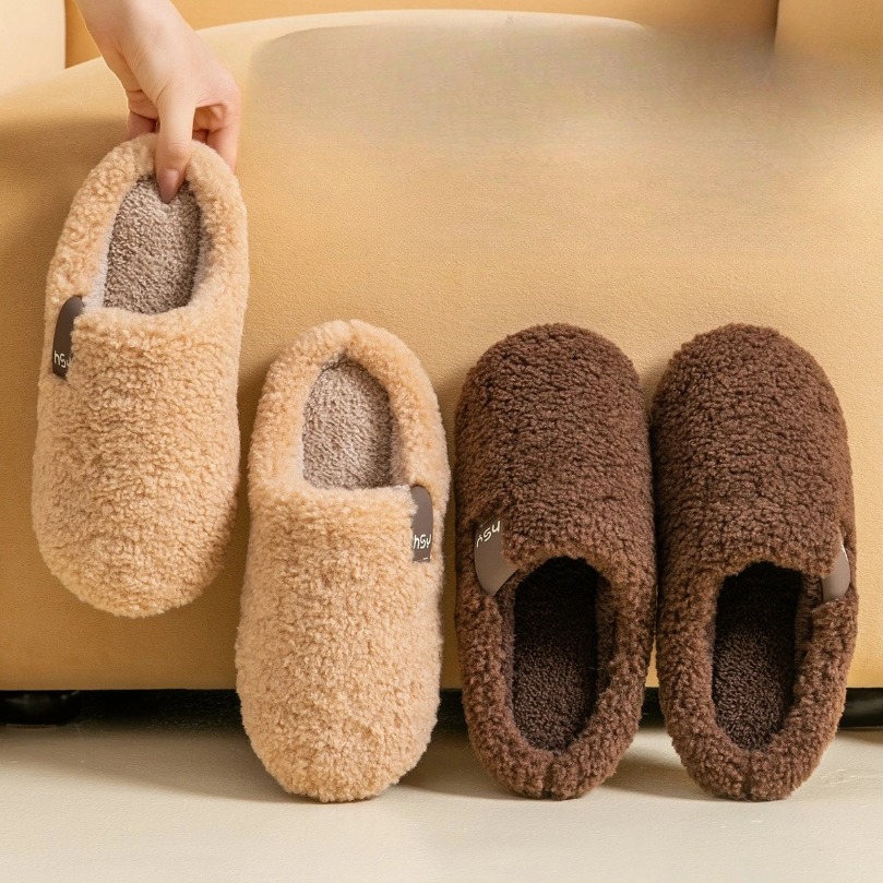 House Slipper Women Fuzzy Fur  - Men'S Shoes Grip ulasan dan harga