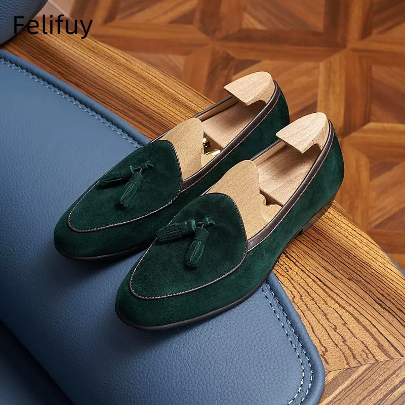Italian kinds Cow Suede Men's  - Men Shoes Kinds ulasan dan harga