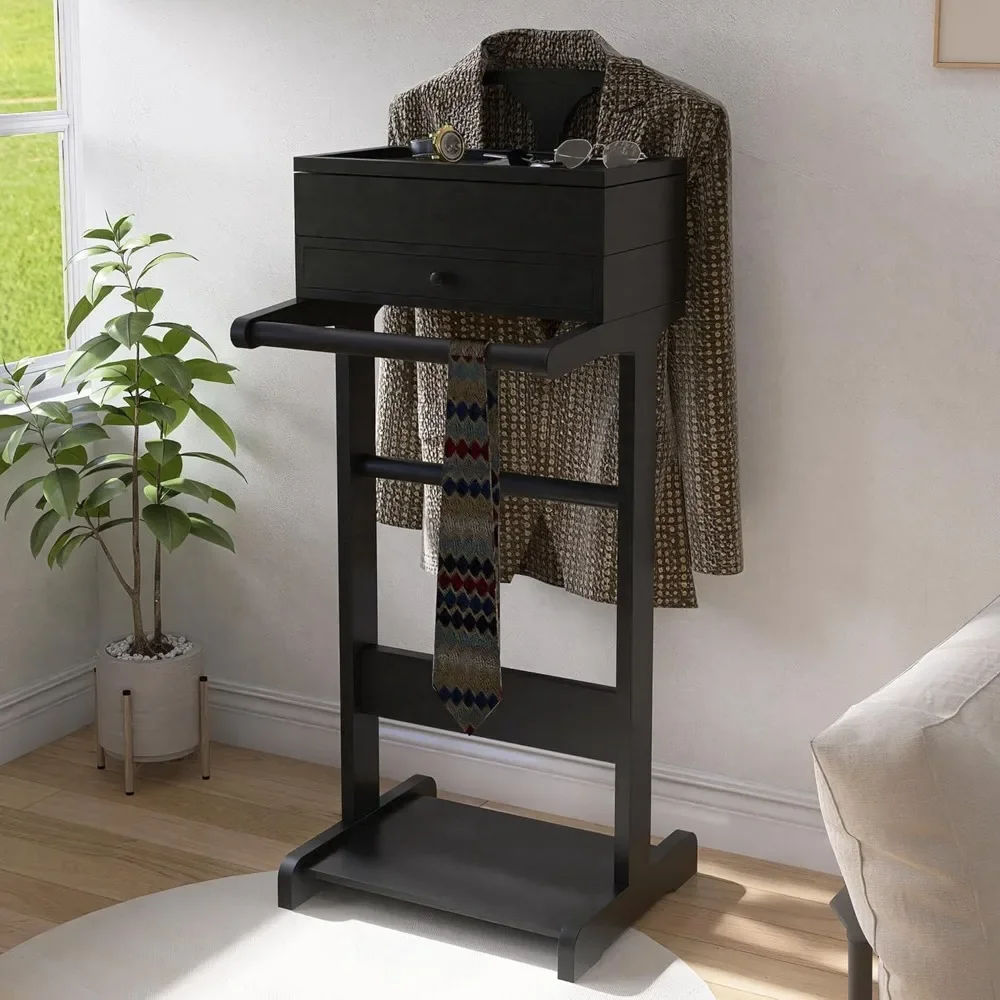 wooden valet stand for men, cl - Men Shoes Rack ulasan dan harga