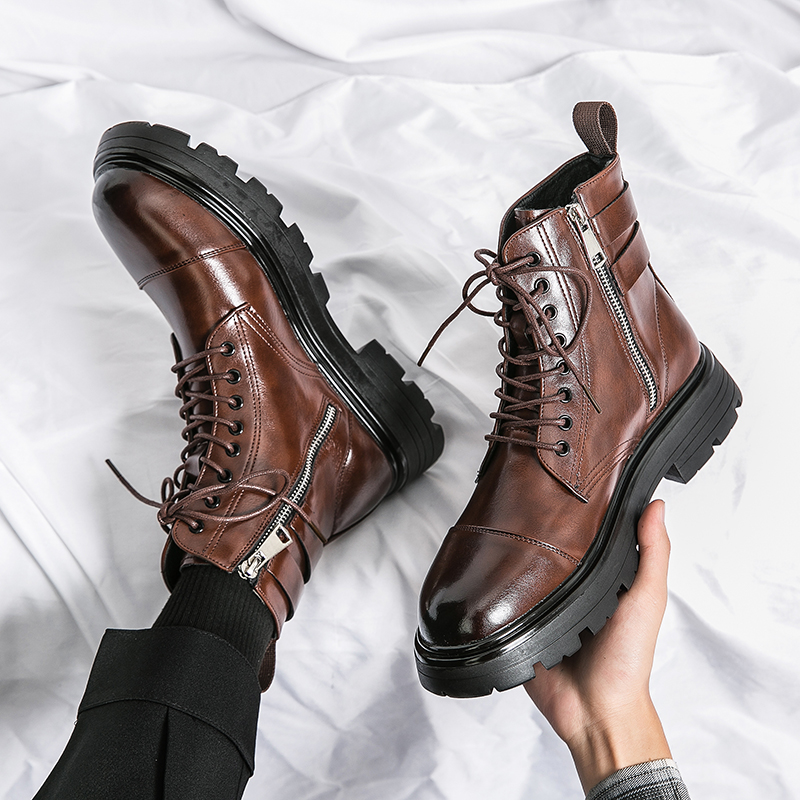 Brand Men's Naked Boots Fashio - Men Shoes Oxford ulasan dan harga