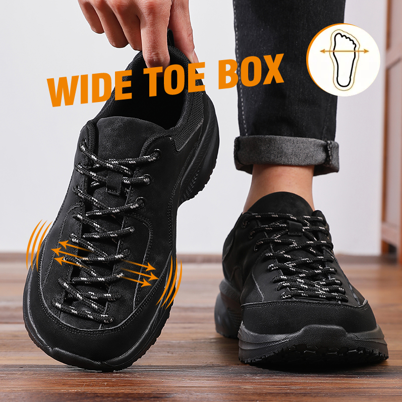 Men Wide Suede Hiking Shoes No - Men'S Shoes Zero Drop ulasan dan harga