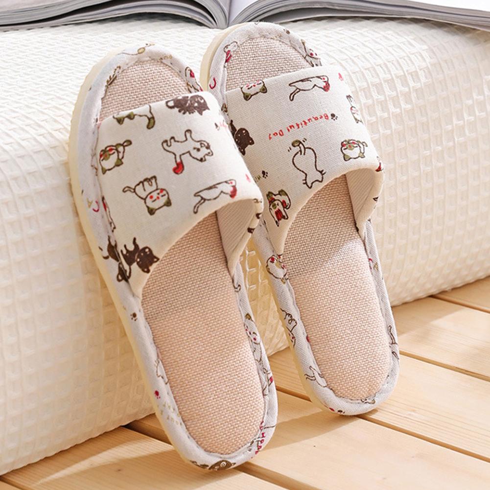 Women Flax Slippers Home Slipp - Men'S Shoes Slip On ulasan dan harga