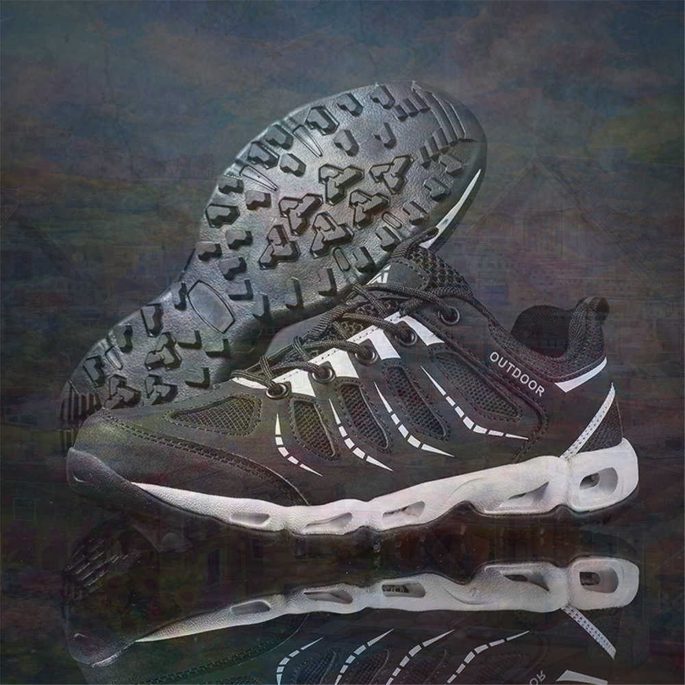 Sumer Round Tip Silver Sneaker - Men Shoes Running Sale ulasan dan harga