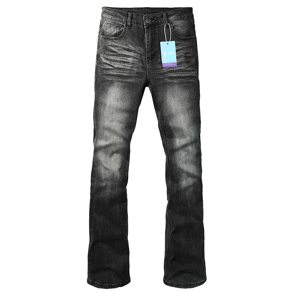 Men's Boot Cut Denim Jeans Gra - Men Shoes Jeans ulasan dan harga