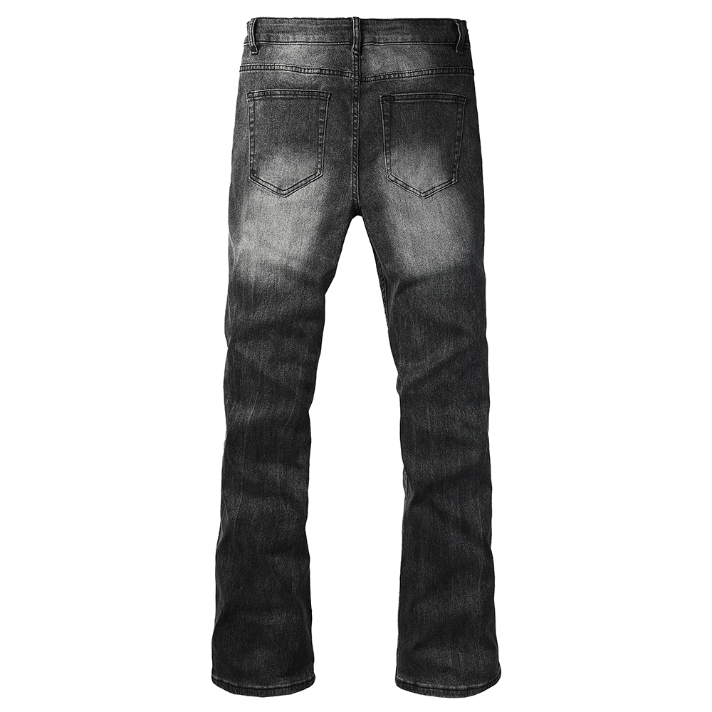 Men's Boot Cut Denim Jeans Gra - Men Shoes Jeans ulasan dan harga