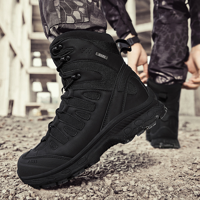 New Men Tactical Boots Militar - Hiking Boot Waterproof ulasan dan harga