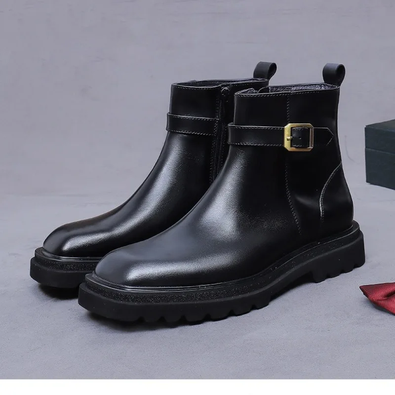 Retro Mens Ankle Oxford Boots  - Men Shoes Oxford ulasan dan harga