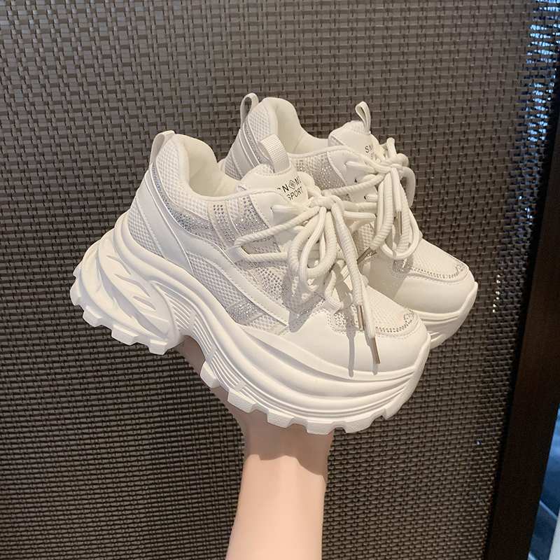 New Spring Women’s Chunky Snea - Mesh Trainer Breathable ulasan dan harga