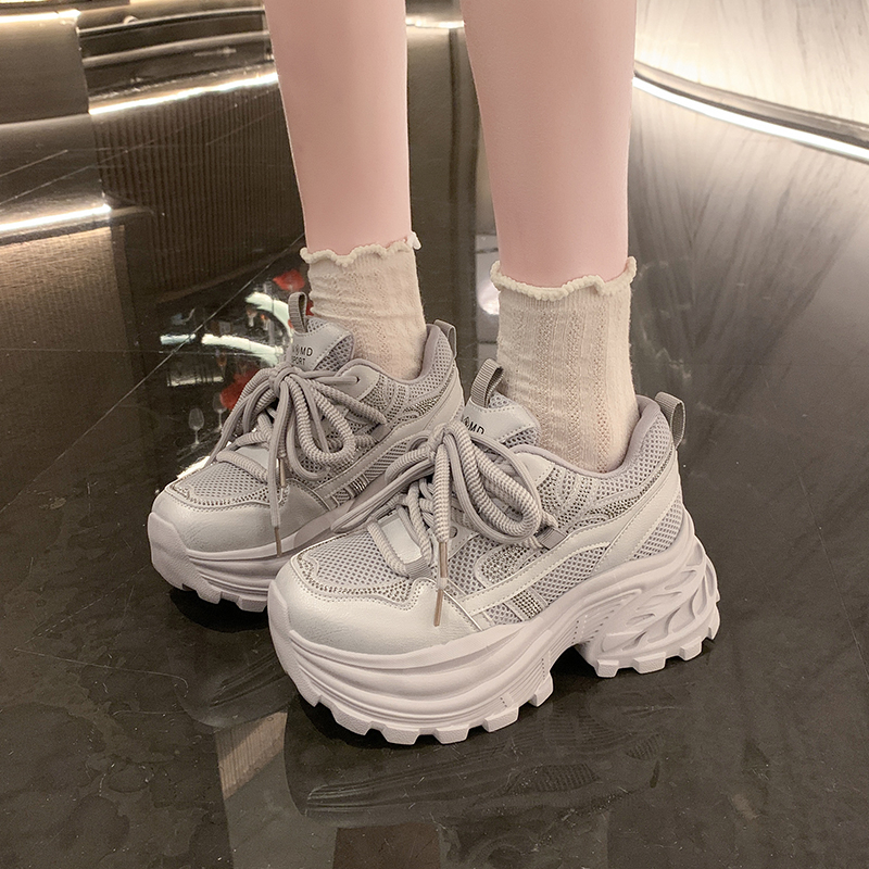 New Spring Women’s Chunky Snea - Mesh Trainer Breathable ulasan dan harga