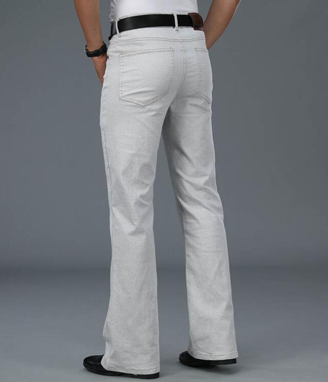 Men's Beige Loose Jeans Fashio - Men Shoes Jeans ulasan dan harga