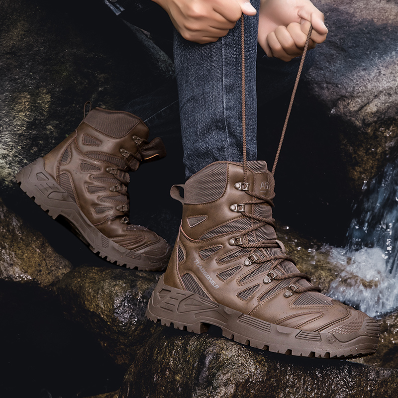 Men's Outdoor Hiking Tactical  - Hiking Boot Waterproof ulasan dan harga
