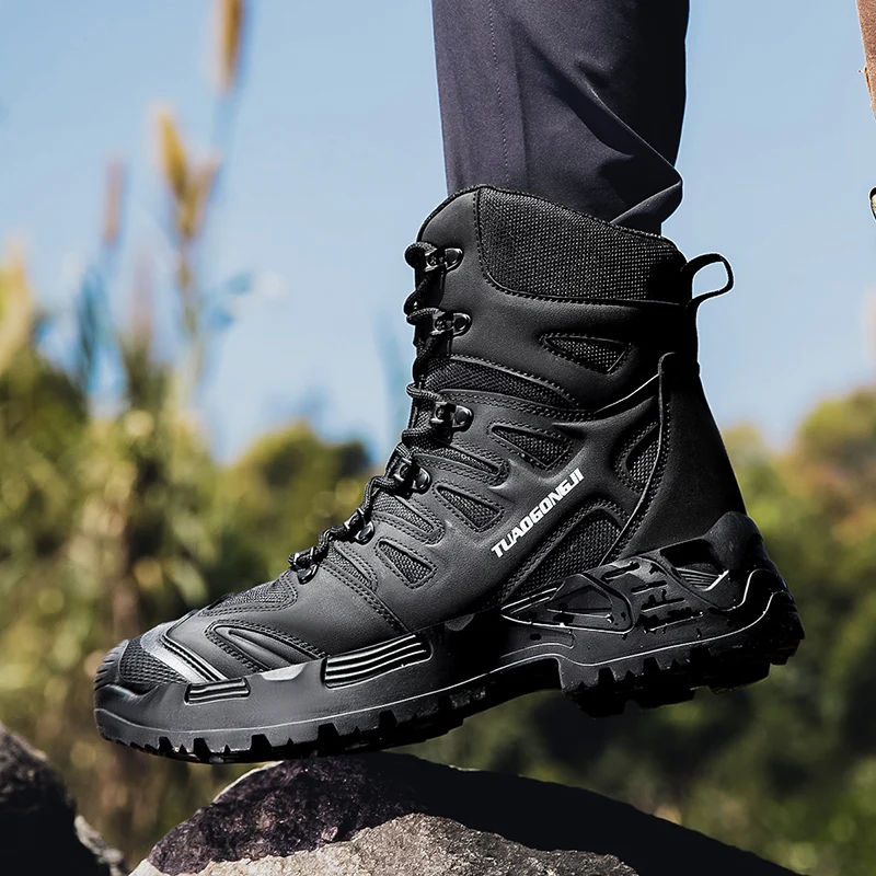 Men's Outdoor Hiking Tactical  - Hiking Boot Waterproof ulasan dan harga