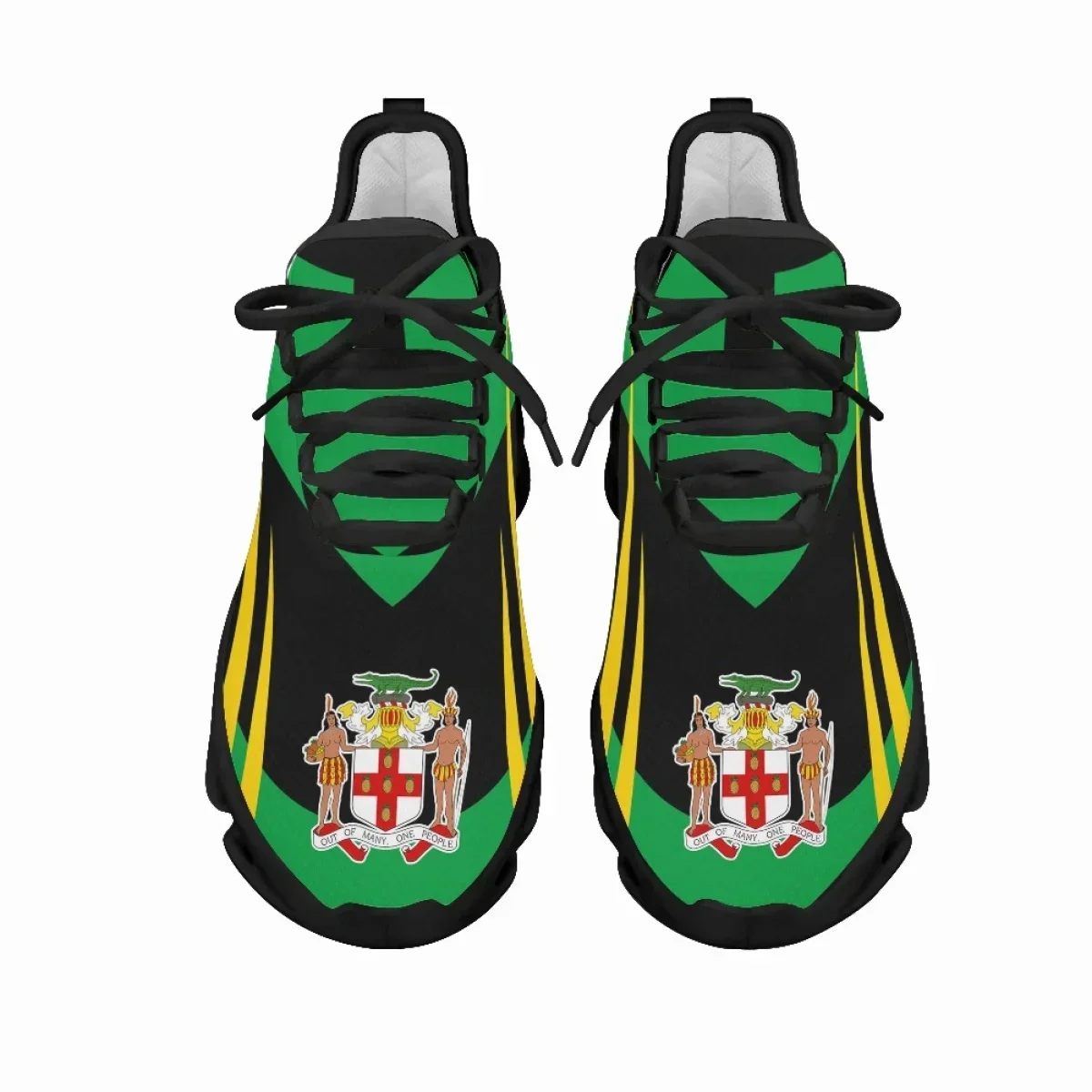 Jamaica Flag Print Shoes Men S - Mesh Trainer Breathable ulasan dan harga
